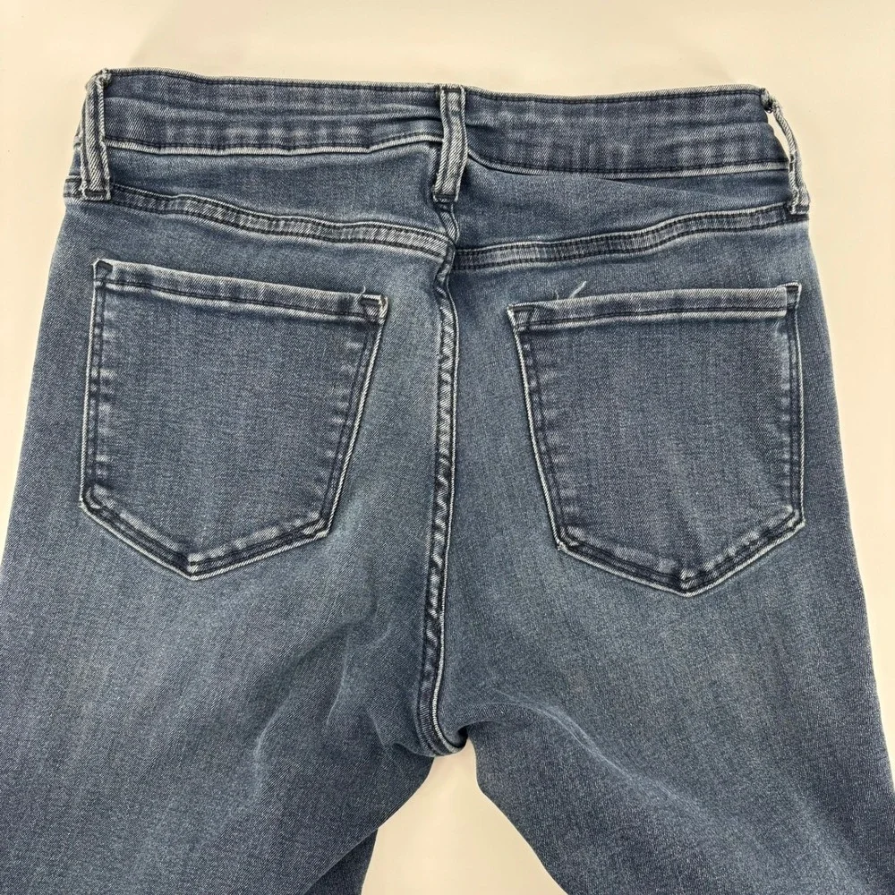 Old Navy Women's Size 8 Short Blue Wash‎ Mid Rise Skinny Jeans